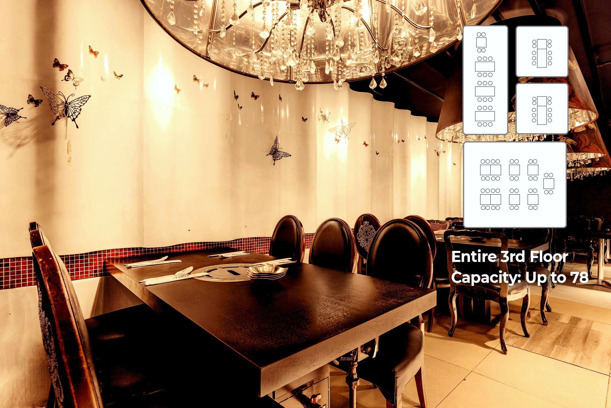 Capacity: Up to 78 people