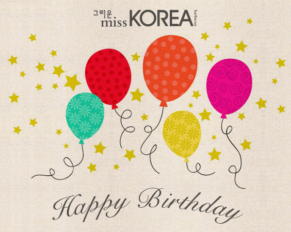 Happy Birthday From Miss Korea q Miss Korea q The Best Korean q In Nyc